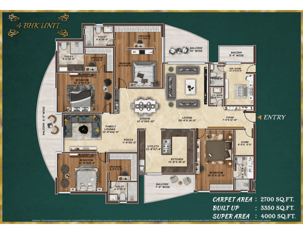 AGI SKY VILLAS 4+1bhk LAYOUT